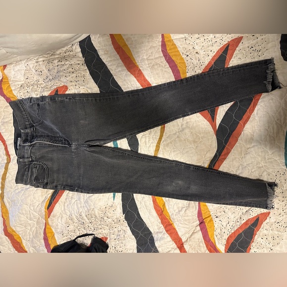 Express Grey Ankle Length Jeans - Picture 3 of 6